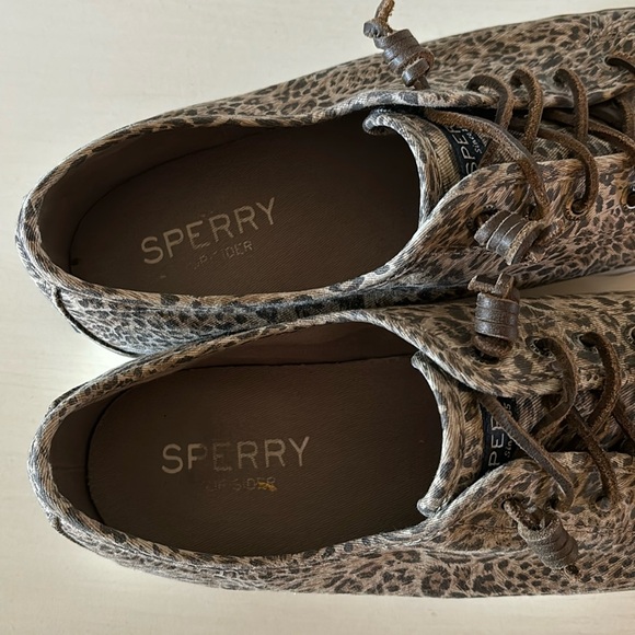 Sperry Cheetah Seacoast Sneakers - Picture 7 of 9